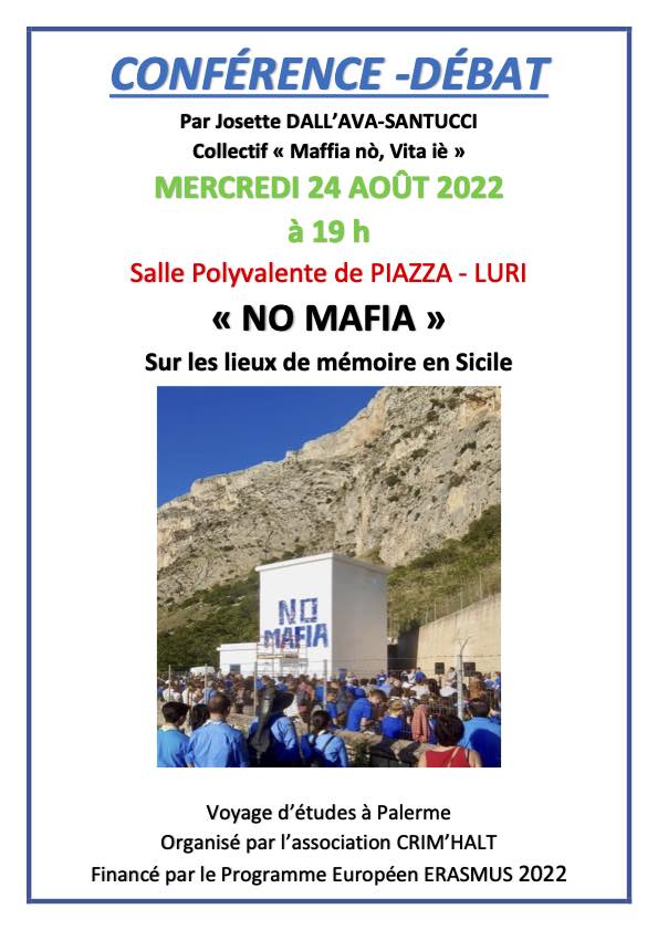Reportage de Viastella sur le débat de Luri autour de la Mafia et de l'exemple sicilien Reportage de Viastella sur le débat de Luri autour de la Mafia et de l'exemple sicilien
