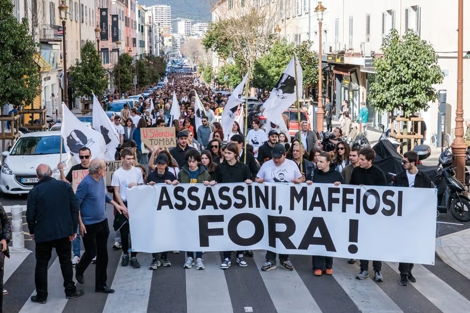 Forte médiatisation du combat contre la mafia en Corse
