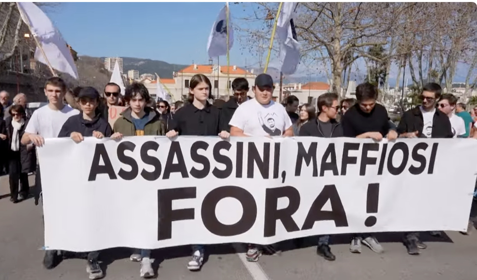 Manifestations antimafia à Bastia et Aiacciu le samedi 15 novembre Manifestations antimafia à Bastia et Aiacciu le samedi 15 novembre