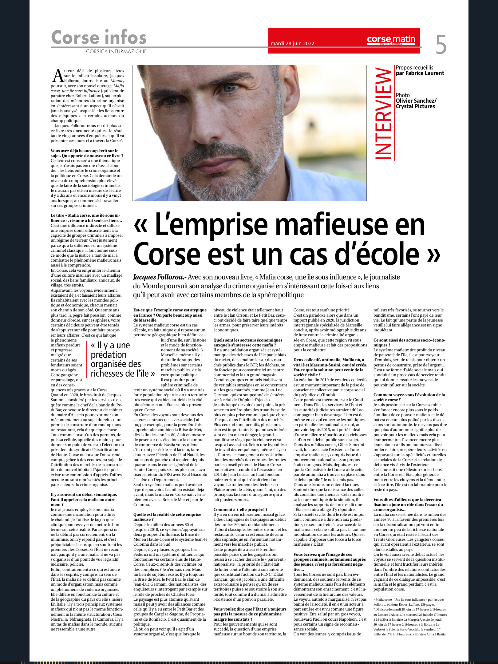 "Une emprise dont l'efficacité tient à la capacité à imposer un régime de terreur"
