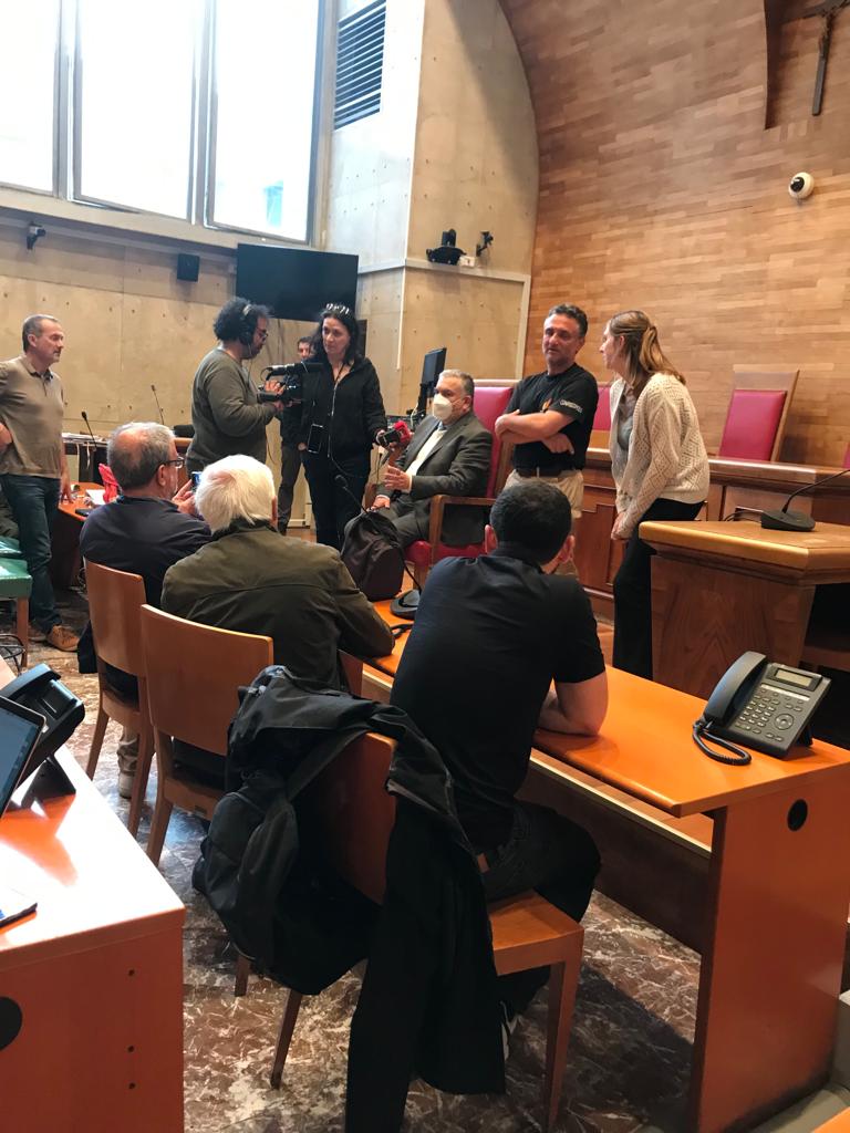 L'accueil des autorités judiciaires de Palerme